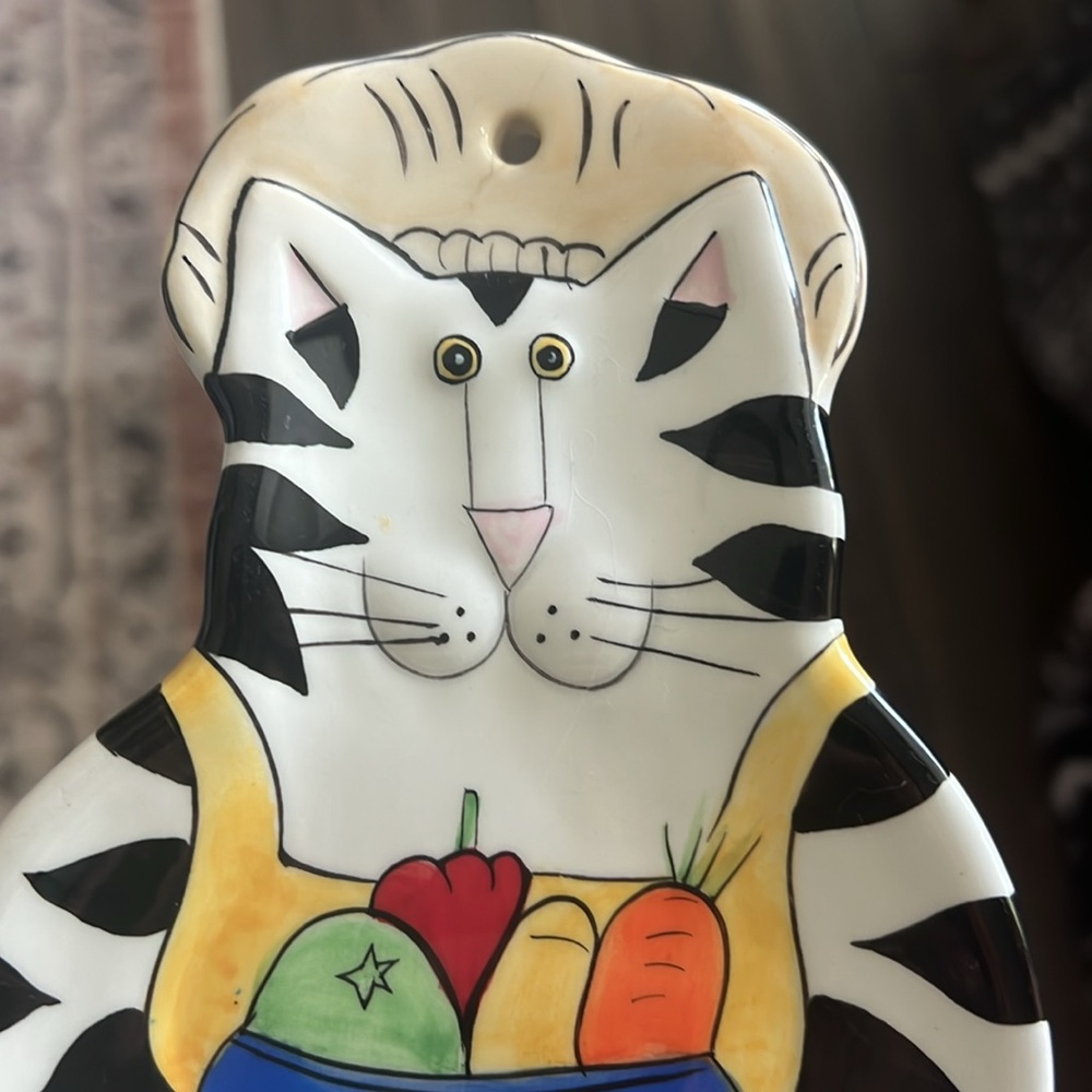 Catzilla Cat Chef Spoon Rest - Picture 2 of 5